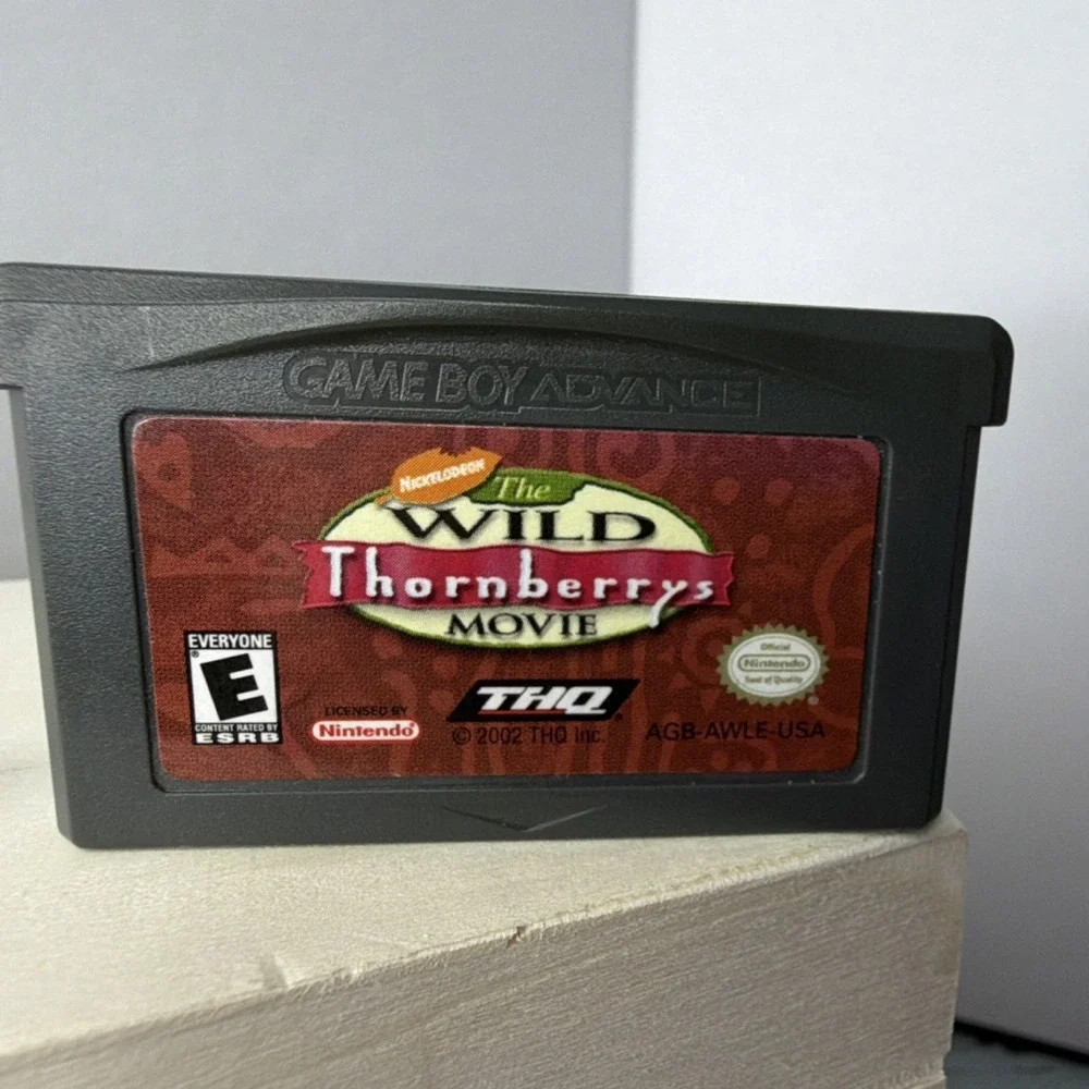Nintendo GB Advance - Wild Thornberrys , Pirates of Caribbean, Candy Land Memory